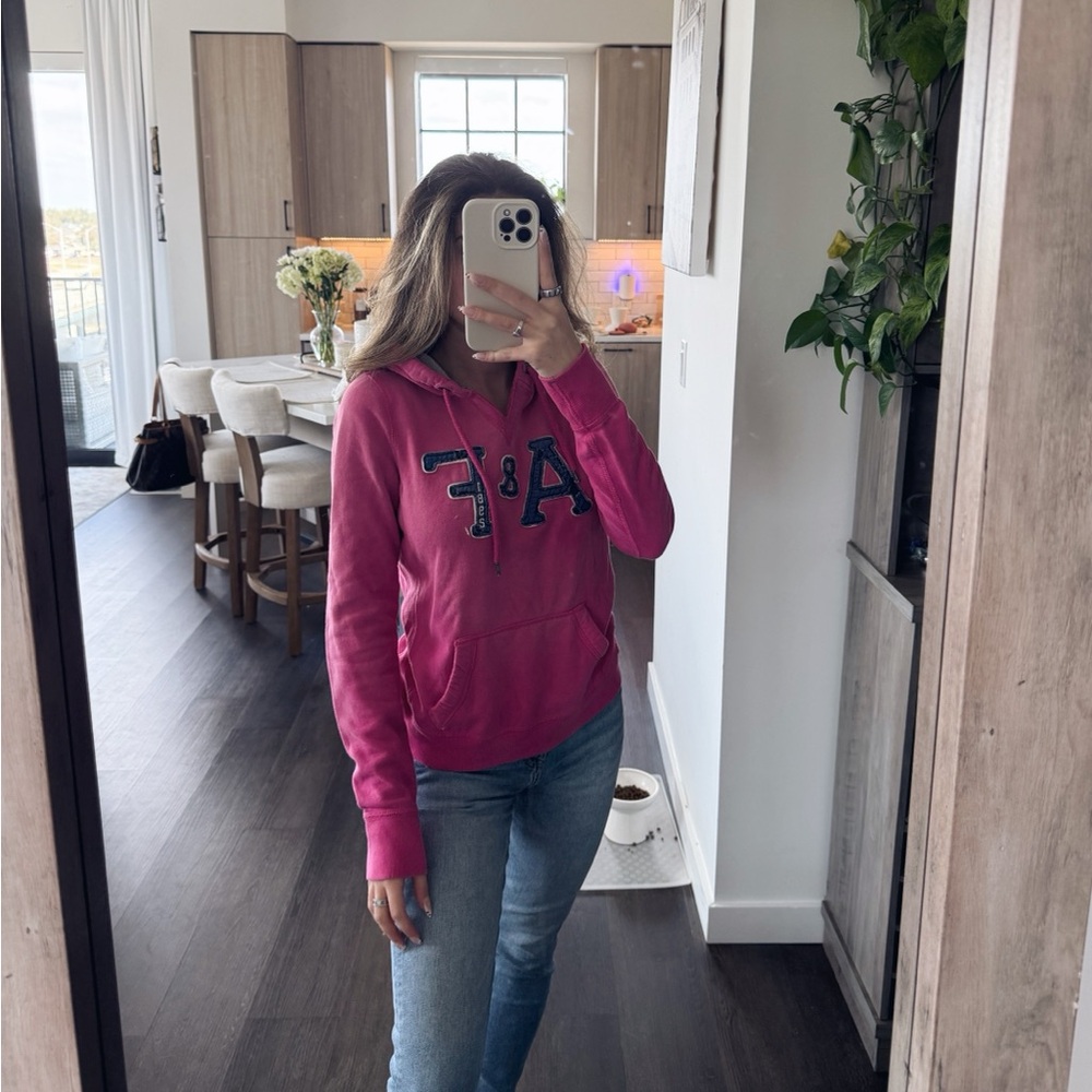 Abercrombie & Fitch Vintage Pink Hoodie (Size Medium)